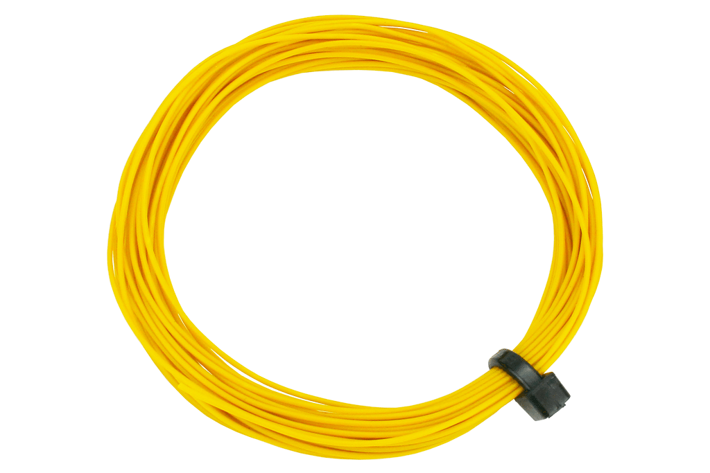 DCC Concepts DCW-32YL Wire Decoder Stranded 6m (32g) - Yellow