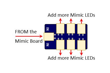 DCC Concepts DCD-MMA3 Cobalt Alpha Mimic Multiple LED Connectors (3 pack)