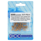 DCC Concepts DCF-PS3.0 Bronze Pickup Springs for 3mm Axles - 48 per pack