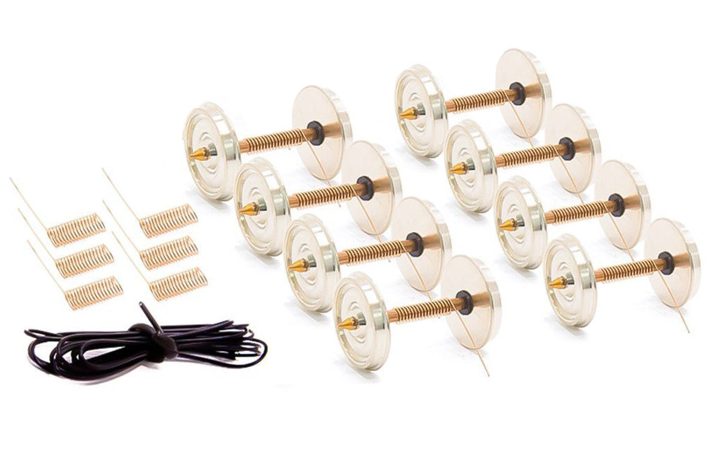 DCC Concepts DCW-W14S-OO 14mm 3'6" 8 Axles Wheelsets - OO Gauge