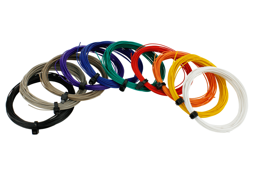 DCC Concepts DCW-32SET Decoder Wire 32 Gauge - 11 Assorted Colours