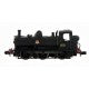 Dapol 2S-007-026 GWR Pannier Steam Locomotive Number 9677 (Later Cab) in BR Black with BR Early Crest - N Scale