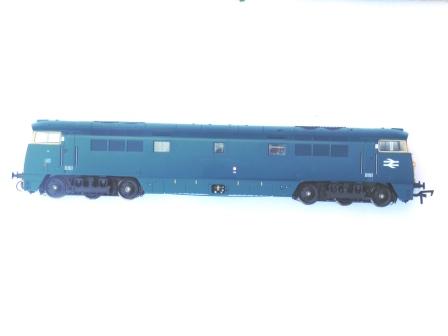 Dapol 4D-003-009D BR Class 52 D1021 Western Cavalier BR Blue Full Yellow Warning Panel - OO Scale - DCC Fitted