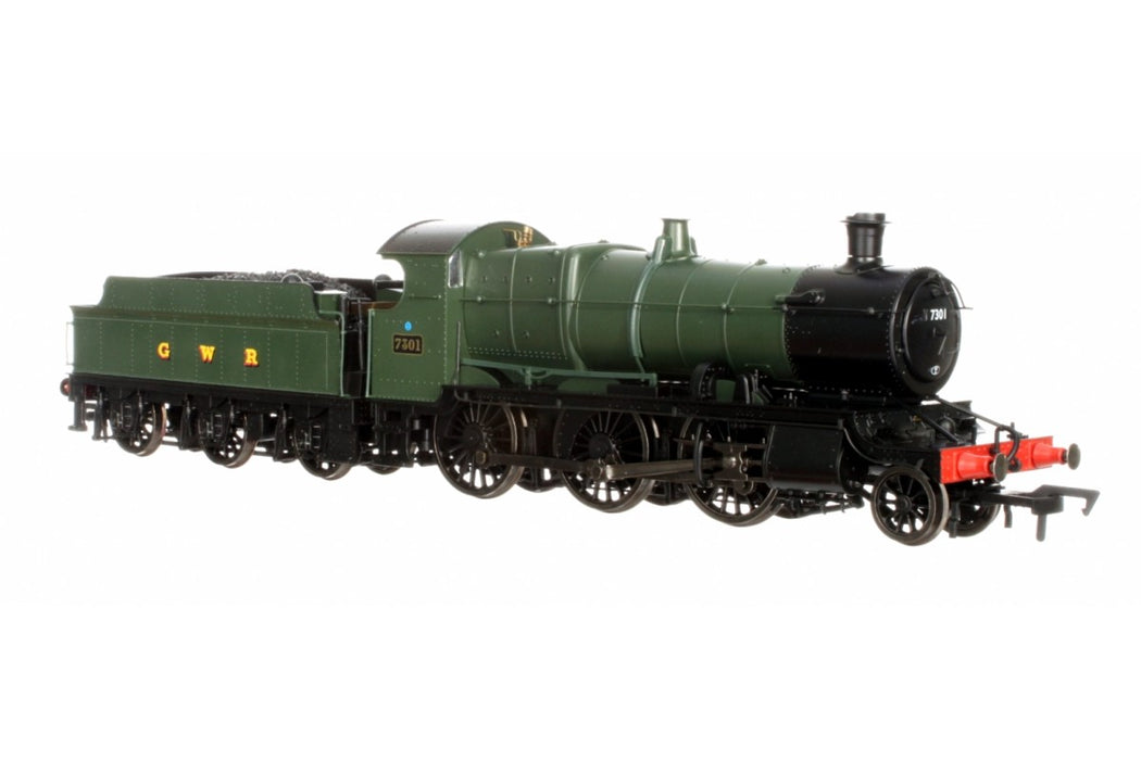 Dapol 4S-043-003 GWR Mogul 2-6-0 Green livery Number 7301 with BR Black Smokebox Number (Era 4) - OO Gauge