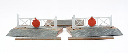 Dapol C015 Kitmaster Level Crossing Kit (Unpainted) - OO / HO Scale
