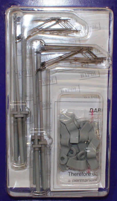 Dapol OOCAT1 Catenary Masts - Pact of 10 - OO Scale