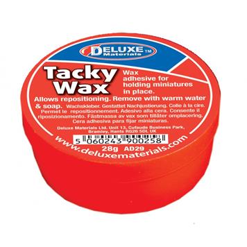 Delux Materials AD-29 Tacky Wax (28g)