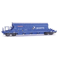 EFE Rail E87002 JIA NACCO Wagon 33-70-0894-009-6 in Imerys Blue Livery (Light Weathering) - OO Gauge