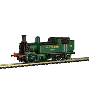 EFE Rail E85008 LSWR Adams Class O2 Number 34 named "Newport" with "SOUTHERN" wording in Southern Malachite Green Livery - OO Gauge