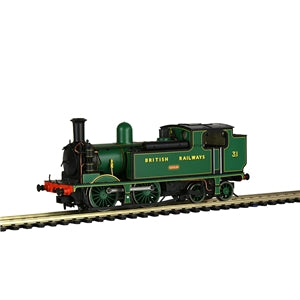 EFE Rail E85009 LSWR Adams Class O2 Number 31 in BR (Ex SR) Malachite Green with "British Railways" wording named "Chale" - OO Gauge
