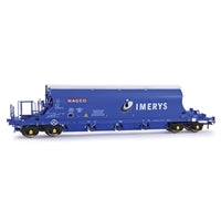 EFE Rail E87001 JIA NACCO Wagon 33-70-0894-008-0 in Imerys Blue Livery (Pristine) - OO Gauge