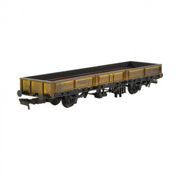 EFE Rail E87039 BR SPA Open Wagon in Network Rail Yellow Livery (Weathered) - OO Gauge