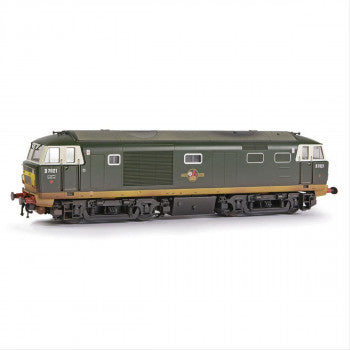 EFE Rail E84002 Class 35 Hymek D7021 BR Green (Small yellow warning panel) Weathered - OO Gauge