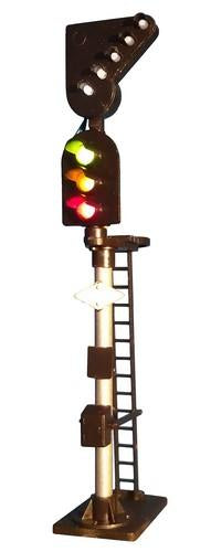 Eckon ES8R 3 Aspect Colour Light Signal Kit with RH Junction Indicator- Round Head - OO Scale