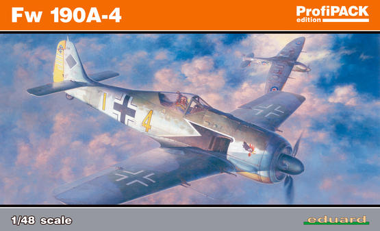 Eduard 82142 Fw 190A-4 Aircraft Plastic Kit (ProfiPACK Edition) 1:48 Scale