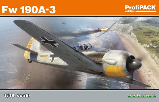 Eduard 82144 Fw 190A-3 Aircraft Plastic Kit (ProfiPACK Edition) 1:48 Scale