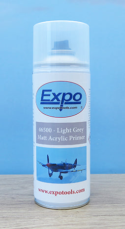 Expo 46500 Light Grey Matt Acrylic Primer (400ml Aerosol) ** THIS PRODUCT IS NOT AVAILABLE BY MAIL ORDER **