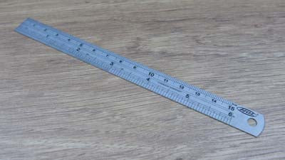 Expo 74010 Stainless Steel Ruler - 6 Inch