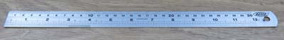 Expo 74011 Stainless Steel Ruler - 12 Inch