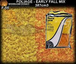 Woodland Scenics F55 Foliage - Early Fall Mix (Covers 72sq in / 464 sq cm)