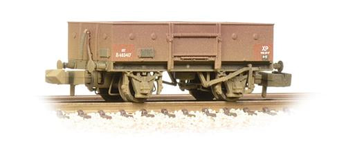 Graham Farish 377-955 13T High Sided Steel Wagon in BR Bauxite (Early) Livery - Weathered - N Gauge