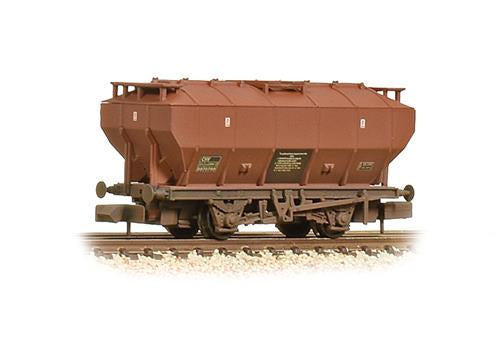 Graham Farish 377-765A Covered Hopper Wagon BR Bauxite Weathered - N Scale