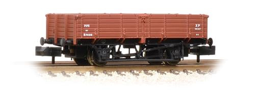 Graham Farish 377-776 12t Pipe Wagon in BR Bauxite (Early) Livery- N Scale