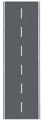 Gaugemaster GM370 Self-Adhesive Tarmac Road (1m long x 80mm wide) - OO / HO Scale