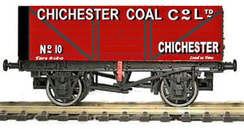 Gaugemaster GM4410206 7 Plank Wagon Chichester Coal Co Ltd Weathered - OO Scale
