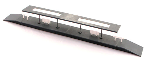 Gaugemaster / Kestrel GMKD10 Island Platform with Flat Canopy Kit - N Scale
