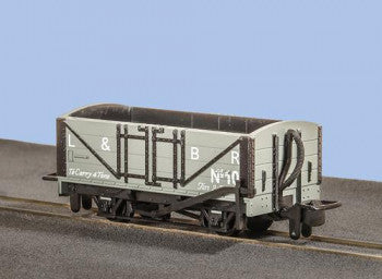 Peco GR-200B Open Wagon in L & B Grey Livery No 10 -  OO9 Scale