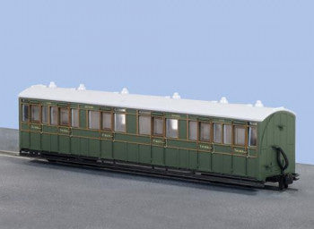 Peco GR-401A 1st / 3rd Composite Bogie Coach Number 6364 in Southern Railway Livery - OO9 Gauge