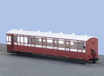 Peco GR-420A Brake Composite Bogie Coach Number 15 in Lynton and Barnstaple Rly Livery - OO9 Gauge