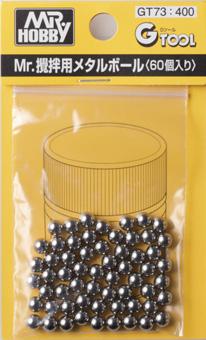 Mr Hobby GT73 Mr Metal Ball - Paint mixing balls (60 small ball bearings per pack)