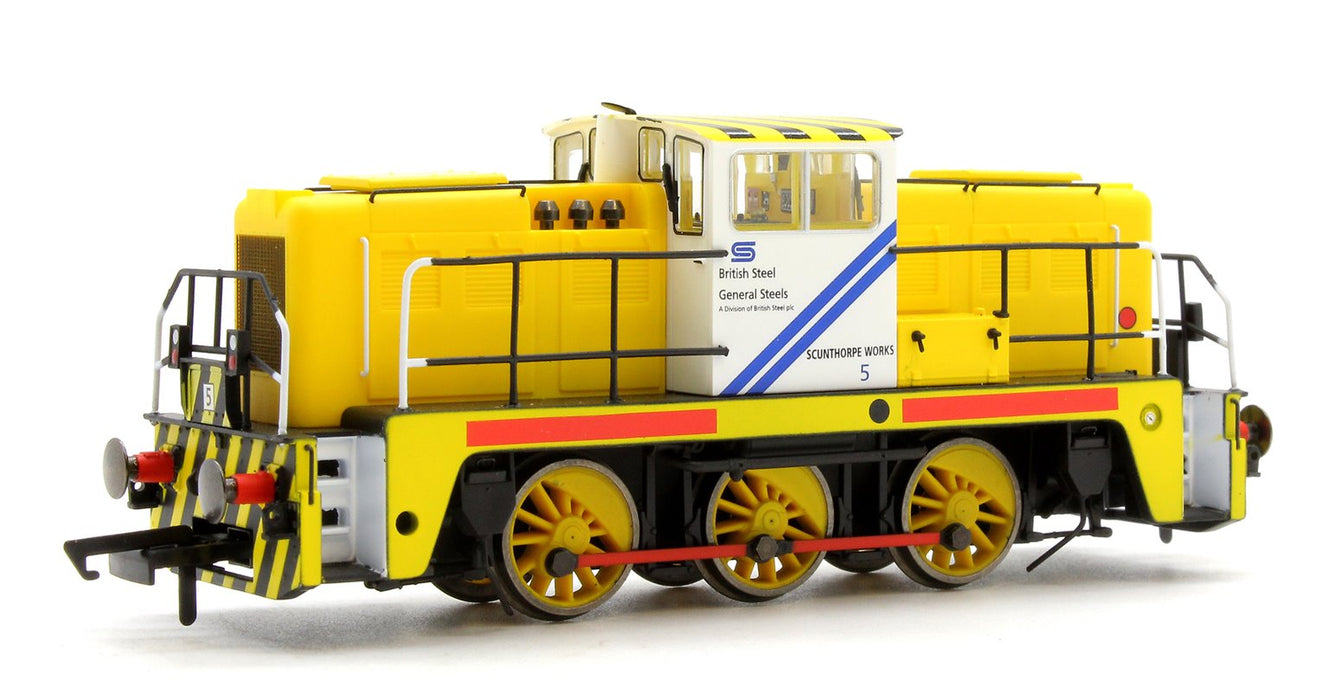 Golden Valley Hobbies / Oxford Rail GV2013 Janus 0-6-0 Diesel Shunter British Steel No.5 - in Yellow Livery OO Scale)