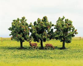 Gaugemaster GM183 Tree Set - Apple (3). Produced by Noch