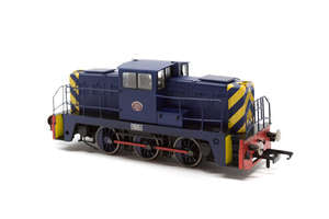 Golden Valley Hobbies / Oxford Rail GV2016 Janus 0-6-0 Diesel Shunting Locomotive in Allied Steel and Wire in Pristine Blue Livery - OO Scale