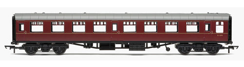 Hornby Railroad R4627 Railroad Mk1 2nd Class Coach 4370 BR Maroon - OO Scale