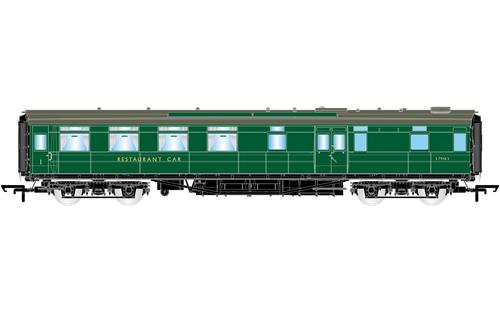 Hornby R4817 BR Maunsell Kitchen / Dining Corridor First Class Coach Number S4861S - OO Scale