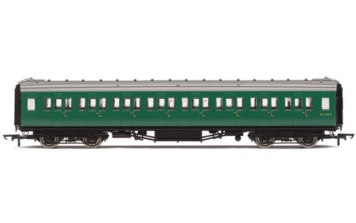 Hornby R4834 Maunsell Corridor 2nd Class Coach S11113S BR - OO Scale