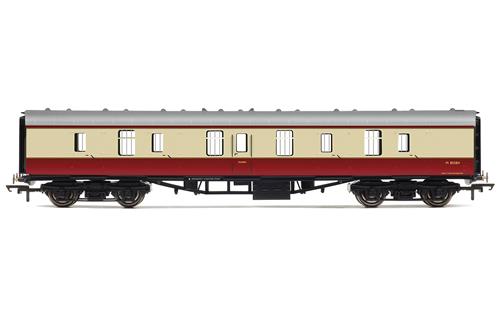 Hornby R4845 Mk1 BG Parcels Coach Number M80584 in BR Crimson / Cream Livery - OO Gauge