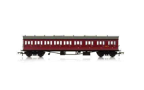 Hornby R4879A BR Collett Suburban Bow Ended 9 Compartment 1st / 3rd Class (RH) W6242W BR - OO Scale