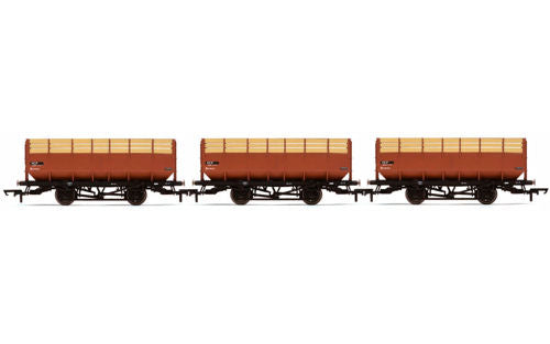 Hornby R6830 BR 20ton Coke Hoppers (3 Pack - Wagon Numbers B448682,B448683,B448684) - OO Gauge