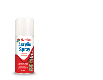 Humbrol AD6191 Acrylic Spray Chrome Silver Metallic Nr 191 - 150ml ** Personal Callers Only - Not available by Mail Order **
