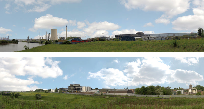 id Backscenes (Art Printers) 239 Industrial (N Scale) - see Description for dimensions