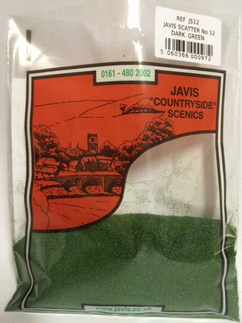 Javis Countryside Scenics JS12 - Scatter Nr 12 Dark Green (40g Pkt)