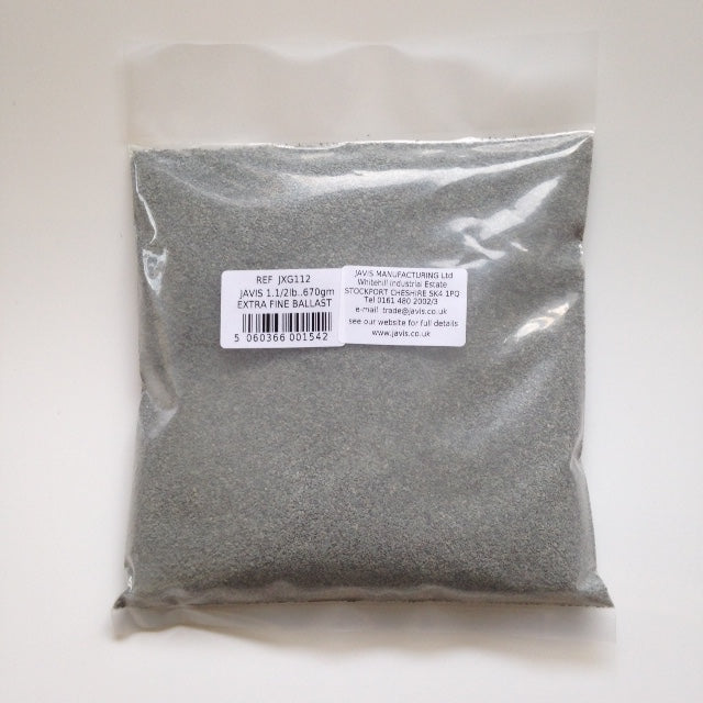 Javis JXG112 Granite Ballast Chippings 670gm Extra Fine - Suitable for OO and N scales