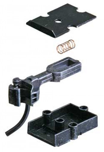 Kadee Magne-Matic 742 Medium Underset Shank Metal Couplings and plastic body mount gearboxes (2 Pk)  O Gauge