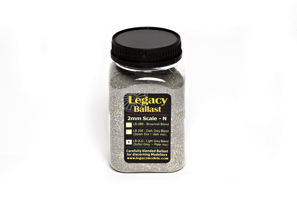 Legacy Ballast LB-2LG Light Grey Blend - Softer Grey - Paler Mix (Suitable for N Scale)