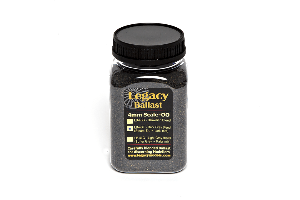 Legacy Ballast LB-4SE Dark Grey Blend - Steam Era (Suitable for OO and HO Scales)